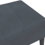 Reposapiés de terciopelo gris oscuro 77x55x31 cm de , Otomanas - Ref: Foro24-4007376, Precio: 68,23 €, Descuento: %
