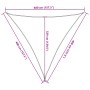 Toldo de vela triangular HDPE amarillo 160 g/m² 4x4x4 m de , Sombrillas - Ref: Foro24-311588, Precio: 25,99 €, Descuento: %
