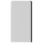 Armario colgante cristal madera contrachapada negro 40x31x60 cm de vidaXL, Armarios de cocina - Ref: Foro24-802506, Precio: 5...