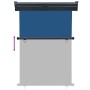 Toldo lateral de balcón azul 125x250 cm de , Sombrillas - Ref: Foro24-48420, Precio: 69,07 €, Descuento: %
