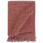 Manta de algodón burdeos 160x210 cm de , Mantas - Ref: Foro24-133756, Precio: 43,54 €, Descuento: %