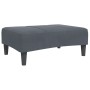 Sofá cama de 2 plazas con taburete terciopelo gris oscuro de , Sofás - Ref: Foro24-3258111, Precio: 311,36 €, Descuento: %