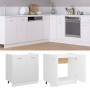Armario bajo fregadero madera ingeniería blanco 80x46x81,5 cm de vidaXL, Armarios de cocina - Ref: Foro24-801196, Precio: 73,...