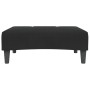 Sofá cama de 2 plazas con taburete terciopelo negro de , Sofás - Ref: Foro24-3258113, Precio: 300,82 €, Descuento: %