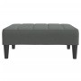 Sofá cama de 2 plazas con taburete tela gris oscuro de , Sofás - Ref: Foro24-3258124, Precio: 341,75 €, Descuento: %