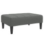 Sofá cama de 2 plazas con taburete tela gris oscuro de , Sofás - Ref: Foro24-3258124, Precio: 341,75 €, Descuento: %
