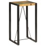 Mesa alta de bar madera maciza reciclada 60x55x110 cm de , Mesas de cocina y de comedor - Ref: Foro24-358885, Precio: 112,19 ...