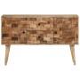 Aparador de madera maciza de mango 110x30x70 cm de , Armarios y almacenamiento - Ref: Foro24-376063, Precio: 221,01 €, Descue...