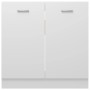 Armario bajo fregadero madera ingeniería blanco 80x46x81,5 cm de vidaXL, Armarios de cocina - Ref: Foro24-801196, Precio: 73,...