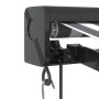 Toldo retráctil aluminio y tela gris antracita y blanco 4x3 m de , Toldos - Ref: Foro24-3216140, Precio: 783,54 €, Descuento: %