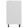 Armario bajo fregadero madera ingeniería blanco 80x46x81,5 cm de vidaXL, Armarios de cocina - Ref: Foro24-801196, Precio: 73,...