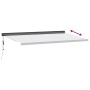 Toldo retráctil aluminio y tela gris antracita y blanco 5x3 m de , Toldos - Ref: Foro24-3216142, Precio: 750,24 €, Descuento: %