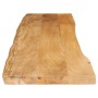 Tablero de mesa borde natural madera maciza mango 160x40x2,5 cm de , Tableros para mesas - Ref: Foro24-370712, Precio: 87,37 ...