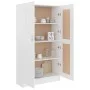 Librería madera de ingeniería blanco 82,5x30,5x150 cm de vidaXL, Librerías y estanterías - Ref: Foro24-802723, Precio: 138,79...