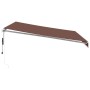 Toldo retráctil automático marrón 400x350 cm de , Toldos - Ref: Foro24-3215389, Precio: 427,25 €, Descuento: %