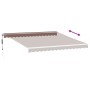 Toldo retráctil automático marrón 400x350 cm de , Toldos - Ref: Foro24-3215389, Precio: 427,25 €, Descuento: %