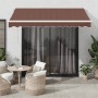 Toldo retráctil automático burdeos 300x250 cm de , Toldos - Ref: Foro24-3215375, Precio: 285,22 €, Descuento: %