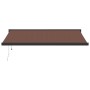 Toldo retráctil automático marrón 400x300 cm de , Toldos - Ref: Foro24-3215735, Precio: 786,55 €, Descuento: %