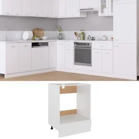 Armario para horno de madera de ingeniería blanco 60x46x81,5 cm de vidaXL, Armarios de cocina - Ref: Foro24-802497, Precio: 6...