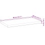 Encimera tocador baño madera maciza acacia sin tratar 80x40x4cm de , Tocadores de baño - Ref: Foro24-3279672, Precio: 68,91 €...