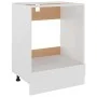 Armario para horno de madera de ingeniería blanco 60x46x81,5 cm de vidaXL, Armarios de cocina - Ref: Foro24-802497, Precio: 6...
