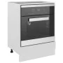 Armario para horno de madera de ingeniería blanco 60x46x81,5 cm de vidaXL, Armarios de cocina - Ref: Foro24-802497, Precio: 6...