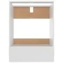 Armario para horno de madera de ingeniería blanco 60x46x81,5 cm de vidaXL, Armarios de cocina - Ref: Foro24-802497, Precio: 6...