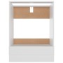 Armario para horno de madera de ingeniería blanco 60x46x81,5 cm de vidaXL, Armarios de cocina - Ref: Foro24-802497, Precio: 6...