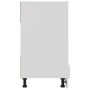 Armario para horno de madera de ingeniería blanco 60x46x81,5 cm de vidaXL, Armarios de cocina - Ref: Foro24-802497, Precio: 6...