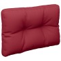 Cojín para sofá de palets de tela rojo tinto 60x40x12 cm de , Cojines para sillas y sofás - Ref: Foro24-360566, Precio: 19,78...