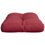 Cojín para sofá de palets de tela rojo tinto 60x40x12 cm de , Cojines para sillas y sofás - Ref: Foro24-360566, Precio: 19,78...