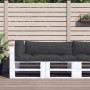 Cojines para palets 3 piezas tela negro de , Cojines para sillas y sofás - Ref: Foro24-360951, Precio: 66,55 €, Descuento: %