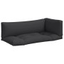 Cojines para palets 3 piezas tela negro de , Cojines para sillas y sofás - Ref: Foro24-360951, Precio: 66,55 €, Descuento: %