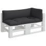 Cojines para palets 3 piezas tela negro de , Cojines para sillas y sofás - Ref: Foro24-360951, Precio: 66,55 €, Descuento: %