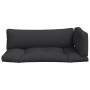 Cojines para palets 3 piezas tela negro de , Cojines para sillas y sofás - Ref: Foro24-360951, Precio: 66,55 €, Descuento: %
