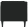 Sillón Chesterfield de cuero artificial negro de , Sofás - Ref: Foro24-372652, Precio: 165,58 €, Descuento: %