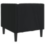 Sillón Chesterfield de cuero artificial negro de , Sofás - Ref: Foro24-372652, Precio: 165,58 €, Descuento: %