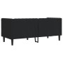 Sofá Chesterfield de 2 plazas cuero artificial negro de , Sofás - Ref: Foro24-372659, Precio: 262,41 €, Descuento: %