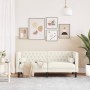 Sofá Chesterfield 2 plazas con cojines terciopelo blanco crema de , Sofás - Ref: Foro24-372690, Precio: 253,92 €, Descuento: %