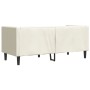 Sofá Chesterfield 2 plazas con cojines terciopelo blanco crema de , Sofás - Ref: Foro24-372690, Precio: 253,92 €, Descuento: %