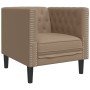 Juego de sofás Chesterfield 3 piezas cuero sintético capuchino de , Sofás - Ref: Foro24-3209272, Precio: 737,48 €, Descuento: %