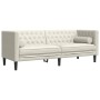 Set de sofás Chesterfield con cojines 2 piezas terciopelo crema de , Sofás - Ref: Foro24-3209298, Precio: 575,21 €, Descuento: %
