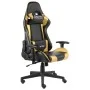 Silla gaming giratoria PVC dorado de vidaXL, Sillones para videojuegos - Ref: Foro24-20492, Precio: 156,30 €, Descuento: %
