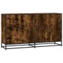 Aparador madera de ingeniería roble ahumado 134x35x76 cm de , Aparadores - Ref: Foro24-3300817, Precio: 134,95 €, Descuento: %