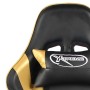 Silla gaming giratoria PVC dorado de vidaXL, Sillones para videojuegos - Ref: Foro24-20492, Precio: 158,43 €, Descuento: %