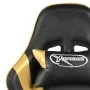 Silla gaming giratoria PVC dorado de vidaXL, Sillones para videojuegos - Ref: Foro24-20492, Precio: 156,30 €, Descuento: %