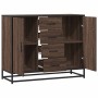 Aparador de madera de ingeniería marrón roble 92x35x76 cm de , Aparadores - Ref: Foro24-3300829, Precio: 114,08 €, Descuento: %