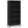 Estantería de madera de ingeniería negra 80,5x35x170,5 cm de , Librerías y estanterías - Ref: Foro24-3300855, Precio: 129,51 ...