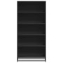 Estantería de madera de ingeniería negra 80,5x35x170,5 cm de , Librerías y estanterías - Ref: Foro24-3300855, Precio: 129,51 ...
