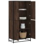 Aparador alto madera de ingeniería marrón roble 68x35x139 cm de , Aparadores - Ref: Foro24-3300834, Precio: 128,43 €, Descuen...